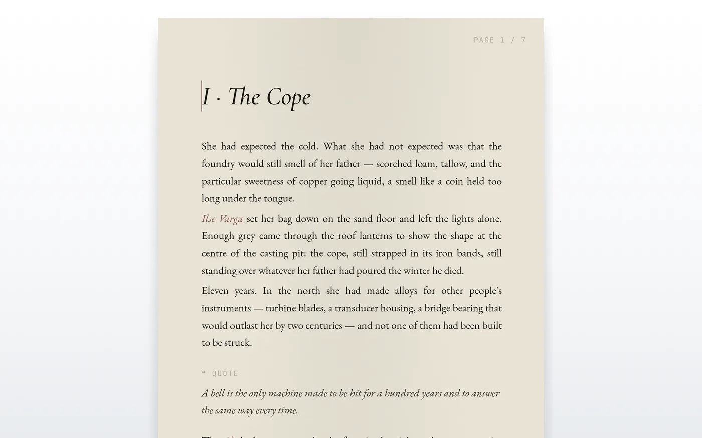 The same page under the daylight atmosphere